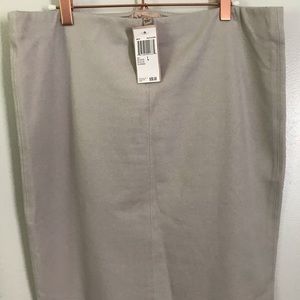 Philosophy Gray Pencil Skirt